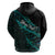 Personalised Aotearoa Hoodie Silver Fern Mix Paua Shell Polynesian Pattern LT01 - Polynesian Pride