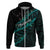 Personalised Aotearoa Hoodie Silver Fern Mix Paua Shell Polynesian Pattern LT01 - Polynesian Pride