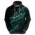 Personalised Aotearoa Hoodie Silver Fern Mix Paua Shell Polynesian Pattern LT01 - Polynesian Pride