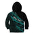 Personalised Aotearoa Kid Hoodie Silver Fern Mix Paua Shell Polynesian Pattern LT01 - Polynesian Pride