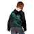 Personalised Aotearoa Kid Hoodie Silver Fern Mix Paua Shell Polynesian Pattern LT01 - Polynesian Pride