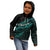 Personalised Aotearoa Kid Hoodie Silver Fern Mix Paua Shell Polynesian Pattern LT01 - Polynesian Pride