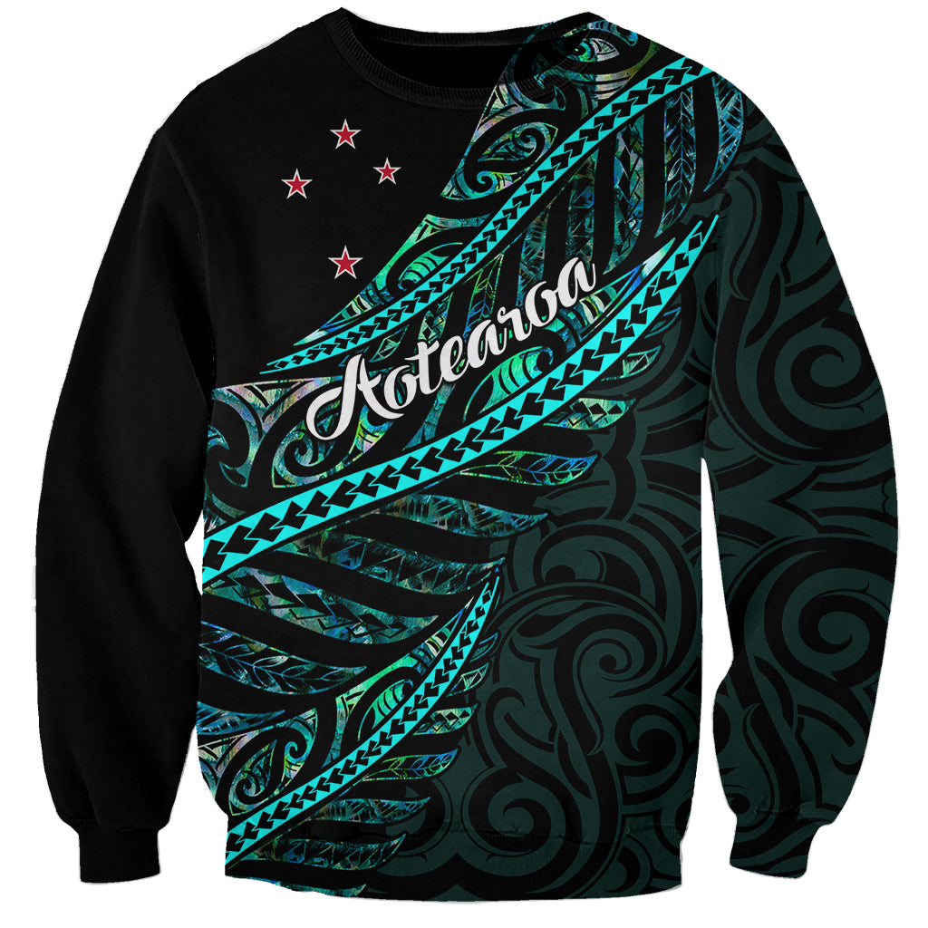 personalised-aotearoa-sweatshirt-silver-fern-mix-paua-shell-polynesian-pattern