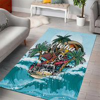 Aloha Hawaii Skeleton Area Rug Tropical Summer Vibe LT01 - Polynesian Pride