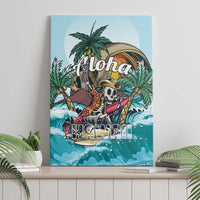Aloha Hawaii Skeleton Canvas Wall Art Tropical Summer Vibe LT01 - Polynesian Pride