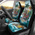 Aloha Hawaii Skeleton Car Seat Cover Tropical Summer Vibe