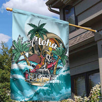 Aloha Hawaii Skeleton Garden Flag Tropical Summer Vibe LT01 - Polynesian Pride