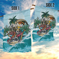 Aloha Hawaii Skeleton Garden Flag Tropical Summer Vibe LT01 - Polynesian Pride