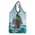 Aloha Hawaii Skeleton Grocery Bag Tropical Summer Vibe