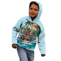 Personalized Aloha Hawaii Skeleton Kid Hoodie Tropical Summer Vibe LT01 - Polynesian Pride