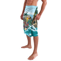 Personalized Aloha Hawaii Skeleton Lavalava Tropical Summer Vibe LT01 - Polynesian Pride