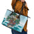 Aloha Hawaii Skeleton Leather Tote Bag Tropical Summer Vibe