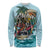 Personalized Aloha Hawaii Skeleton Long Sleeve Shirt Tropical Summer Vibe