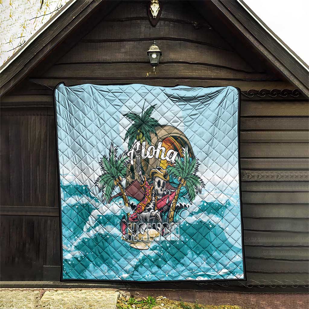 Aloha Hawaii Skeleton Quilt Tropical Summer Vibe LT01 - Polynesian Pride