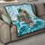 Aloha Hawaii Skeleton Quilt Tropical Summer Vibe