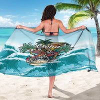 Aloha Hawaii Skeleton Sarong Tropical Summer Vibe LT01 - Polynesian Pride