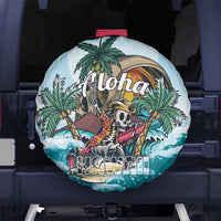 Aloha Hawaii Skeleton Spare Tire Cover Tropical Summer Vibe LT01 - Polynesian Pride