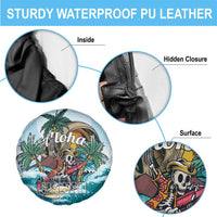 Aloha Hawaii Skeleton Spare Tire Cover Tropical Summer Vibe LT01 - Polynesian Pride