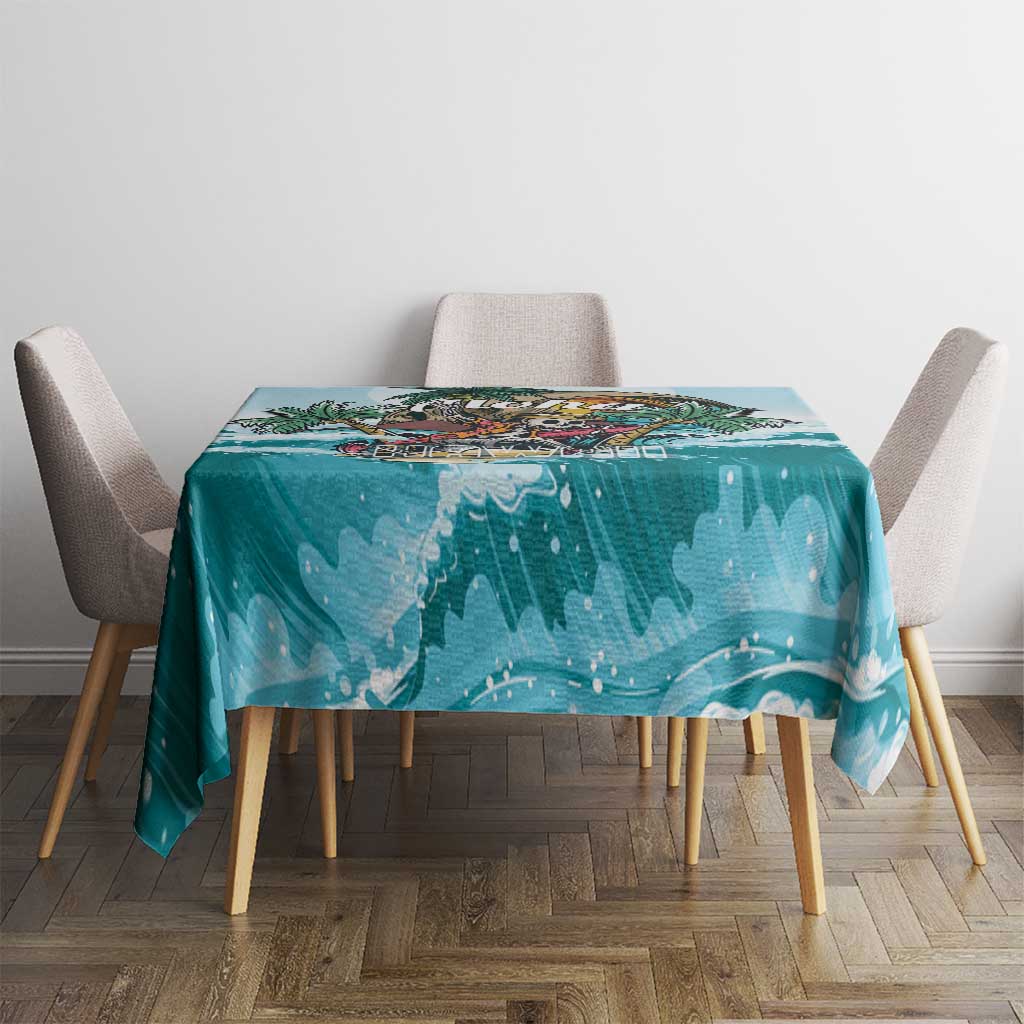 Aloha Hawaii Skeleton Tablecloth Tropical Summer Vibe LT01 - Polynesian Pride