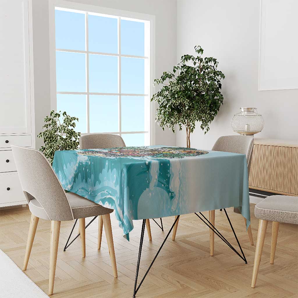 Aloha Hawaii Skeleton Tablecloth Tropical Summer Vibe LT01 - Polynesian Pride