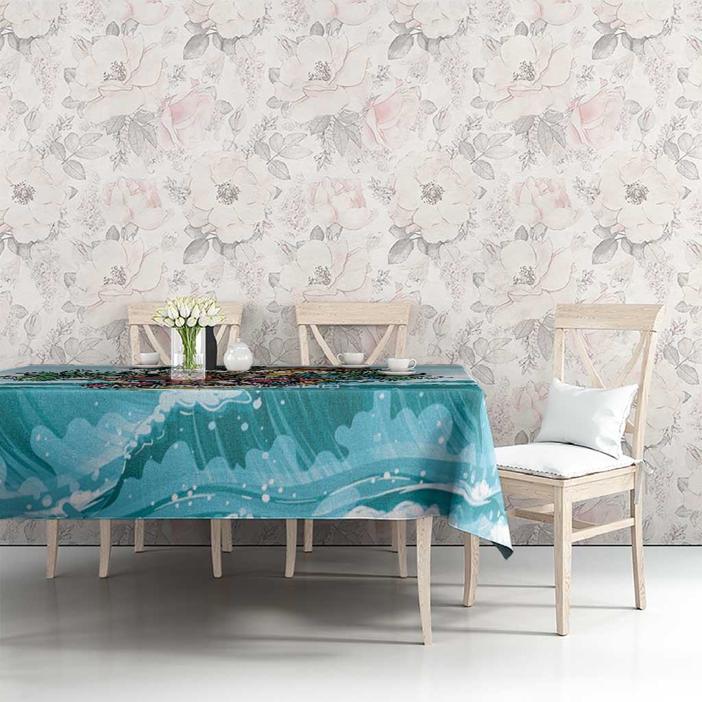 Aloha Hawaii Skeleton Tablecloth Tropical Summer Vibe LT01 - Polynesian Pride