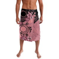 Cook Islands Turtle Lavalava Stars and Hibiscus - Pink LT01 Pink - Polynesian Pride