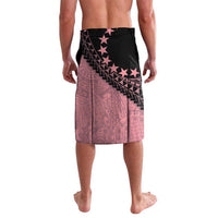 Cook Islands Turtle Lavalava Stars and Hibiscus - Pink LT01 - Polynesian Pride
