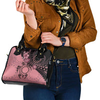 Cook Islands Turtle Shoulder Handbag Stars and Hibiscus - Pink LT01 - Polynesian Pride