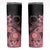 Cook Islands Turtle Skinny Tumbler Stars and Hibiscus - Pink