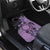 Cook Islands Turtle Car Mats Stars and Hibiscus - Purple