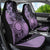 Cook Islands Turtle Car Seat Cover Stars and Hibiscus - Purple