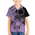 Cook Islands Turtle Hawaiian Shirt Stars and Hibiscus - Purple