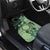 Cook Islands Turtle Car Mats Stars and Hibiscus - Green