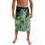 Cook Islands Turtle Lavalava Stars and Hibiscus - Green