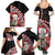 New Zealand Christmas Meri Kirihimete Family Matching Summer Maxi Dress and Hawaiian Shirt Santa Hei Tiki Pohutukawa