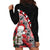 New Zealand Christmas Meri Kirihimete Hoodie Dress Santa Hei Tiki Pohutukawa