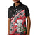 New Zealand Christmas Meri Kirihimete Kid Polo Shirt Santa Hei Tiki Pohutukawa