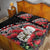 New Zealand Christmas Meri Kirihimete Quilt Bed Set Santa Hei Tiki Pohutukawa