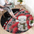 New Zealand Christmas Meri Kirihimete Round Carpet Santa Hei Tiki Pohutukawa