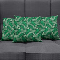 Forest Green Monstera Pillow Cover Polynesian Tribal Pattern LT01 - Polynesian Pride