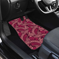 Sweet Pink Monstera Car Mats Polynesian Tribal Pattern LT01 - Polynesian Pride