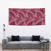 Sweet Pink Monstera Tapestry Polynesian Tribal Pattern LT01 - Polynesian Pride
