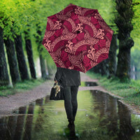 Sweet Pink Monstera Umbrella Polynesian Tribal Pattern LT01 - Polynesian Pride