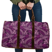 Royal Purple Monstera Travel Bag Polynesian Tribal Pattern LT01 Purple - Polynesian Pride