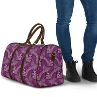 Royal Purple Monstera Travel Bag Polynesian Tribal Pattern LT01 - Polynesian Pride