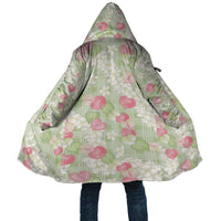Anthurium Plumeria Lei Pastel Cloak Green Hawaiian Splendid Palaka LT01 Unisex Green - Polynesian Pride