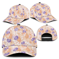 Anthurium Plumeria Lei Pastel Classic Cap Orange Hawaiian Splendid Palaka LT01 - Polynesian Pride