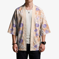 Anthurium Plumeria Lei Pastel Kimono Orange Hawaiian Splendid Palaka LT01 - Polynesian Pride