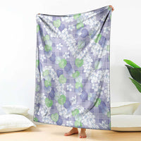 Anthurium Plumeria Lei Pastel Blanket Purple Hawaiian Splendid Palaka LT01 - Polynesian Pride