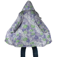 Anthurium Plumeria Lei Pastel Cloak Purple Hawaiian Splendid Palaka LT01 Unisex Purple - Polynesian Pride